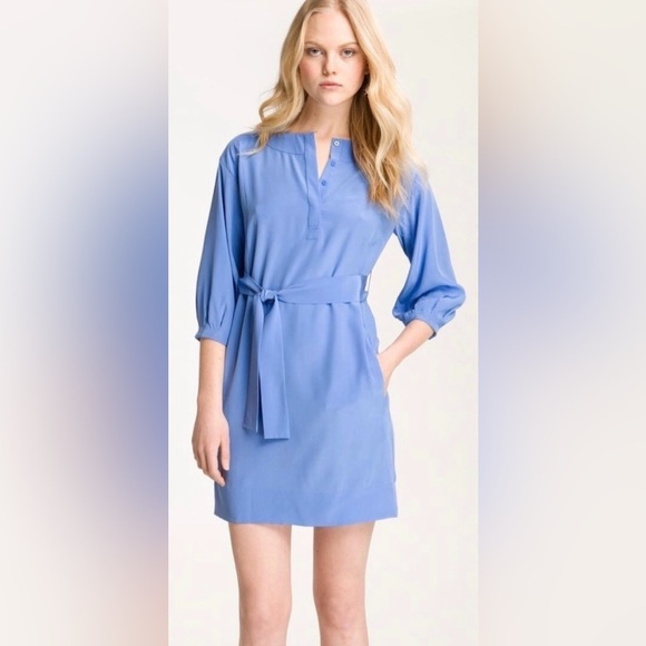 Diane Von Furstenberg Julieta Dress in Blue - Picture 9 of 9
